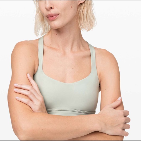 Lululemon Free to Be Wild Sports Bra - 6 Jade Grey - Picture 4 of 7